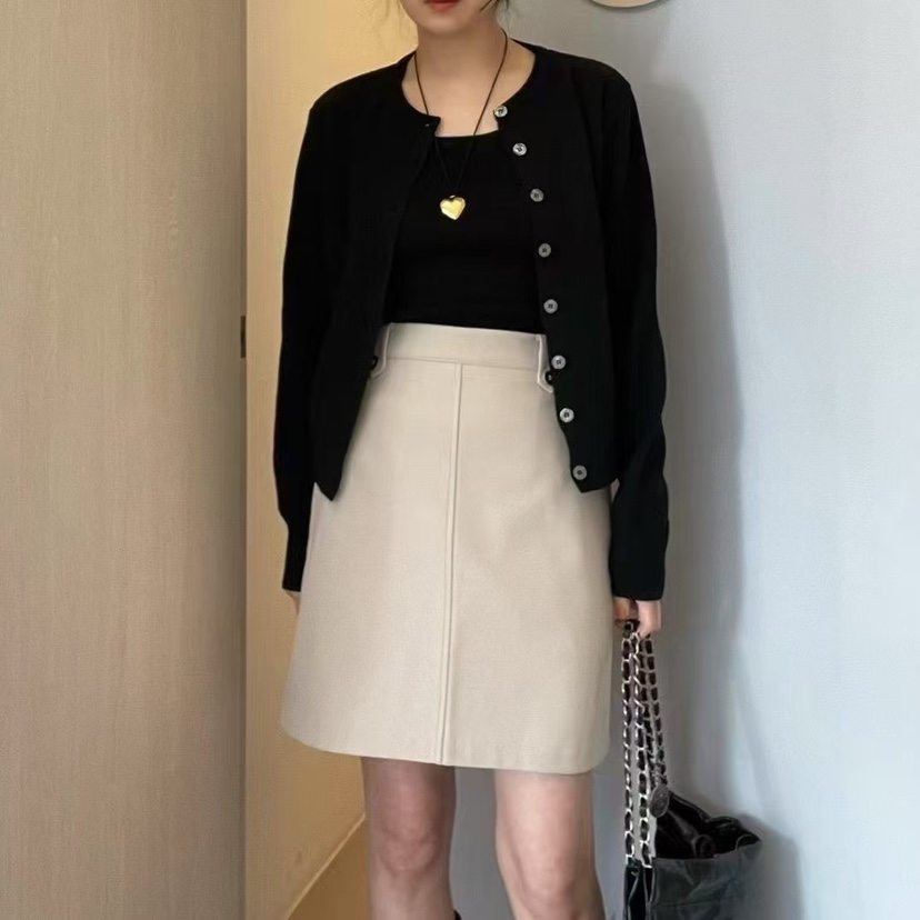 ALLVIBE韓國直郵㊣女裝新品人氣休閑時尚熱賣半身裙中短裙折扣ALLVIBE半身裙/中短裙圖色2