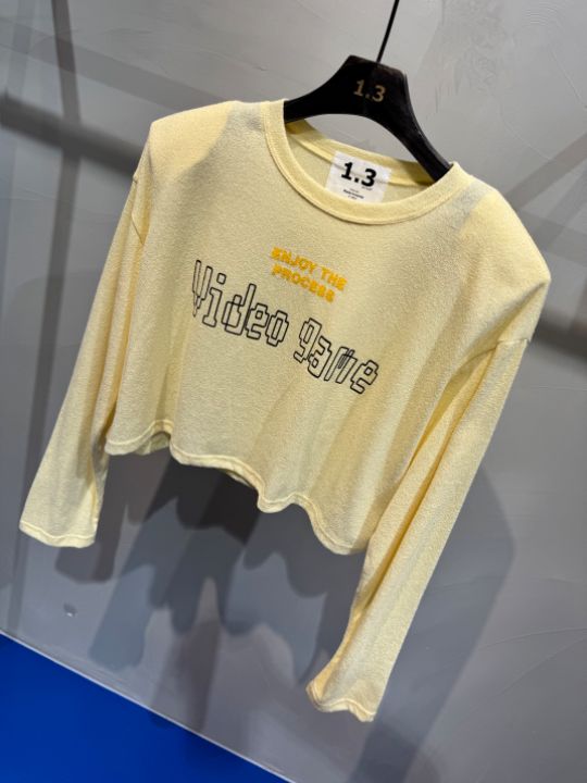 1.3韓國直郵㊣女裝新品25春夏休閑時尚熱賣人氣推薦長袖T恤1.3長袖T恤