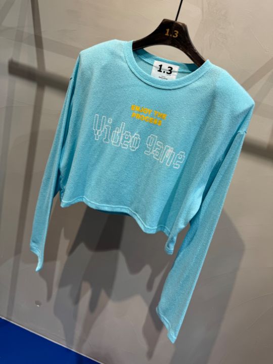 1.3韓國直郵㊣女裝新品25春夏休閑時尚熱賣人氣推薦長袖T恤1.3長袖T恤