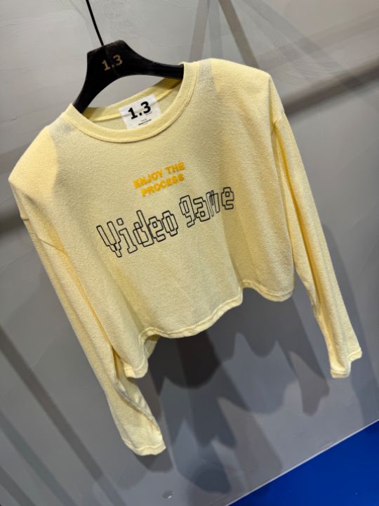 1.3韓國直郵㊣女裝新品25春夏休閑時尚熱賣人氣推薦長袖T恤1.3長袖T恤