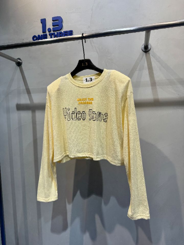 1.3韓國直郵㊣女裝新品25春夏休閑時尚熱賣人氣推薦長袖T恤1.3長袖T恤