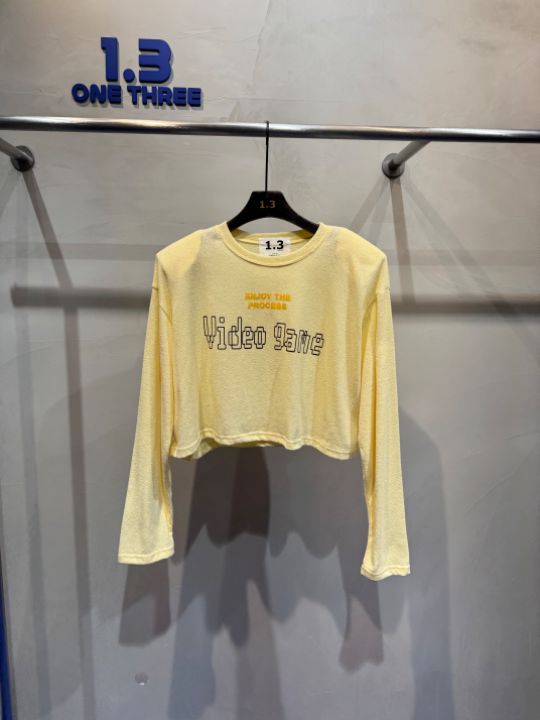 1.3韓國直郵㊣女裝新品25春夏休閑時尚熱賣人氣推薦長袖T恤1.3長袖T恤圖色2