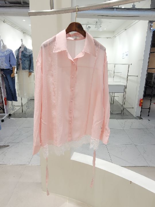 CATS韓國㊣直郵東大門代購女裝新品25春夏熱賣推薦襯衫蕾絲衫CAT.S襯衫/蕾絲衫圖色3