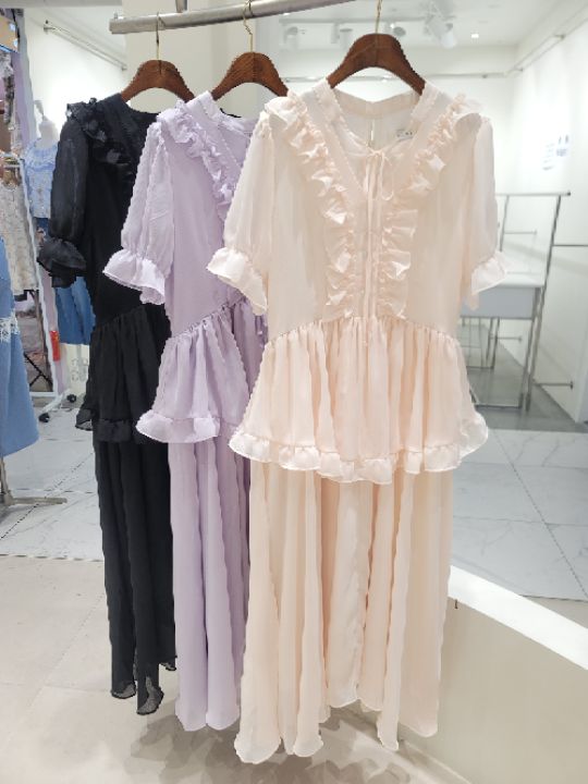 CATS韓國直郵㊣東大門實拍女裝新品推薦休閑25春夏熱賣連衣裙CAT.S連衣裙