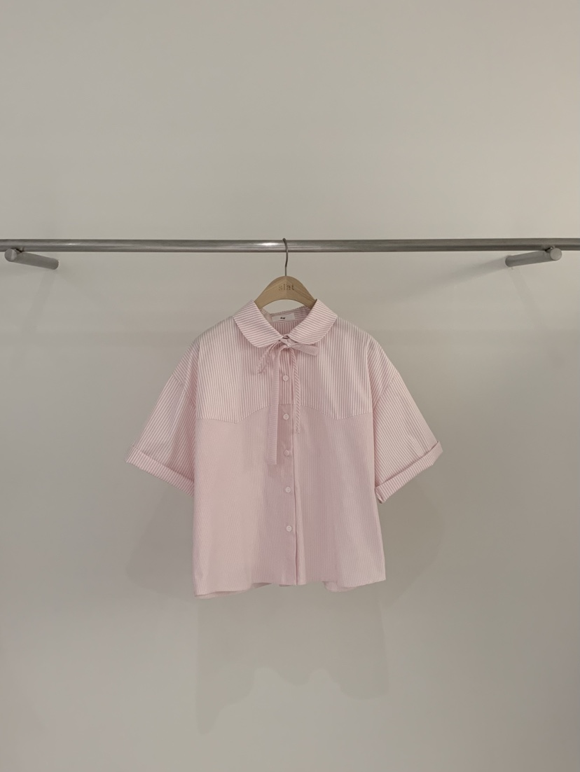 SLAT韓國㊣直郵東大門代購女裝新品推薦25春夏時尚襯衫蕾絲衫SLAT襯衫/蕾絲衫