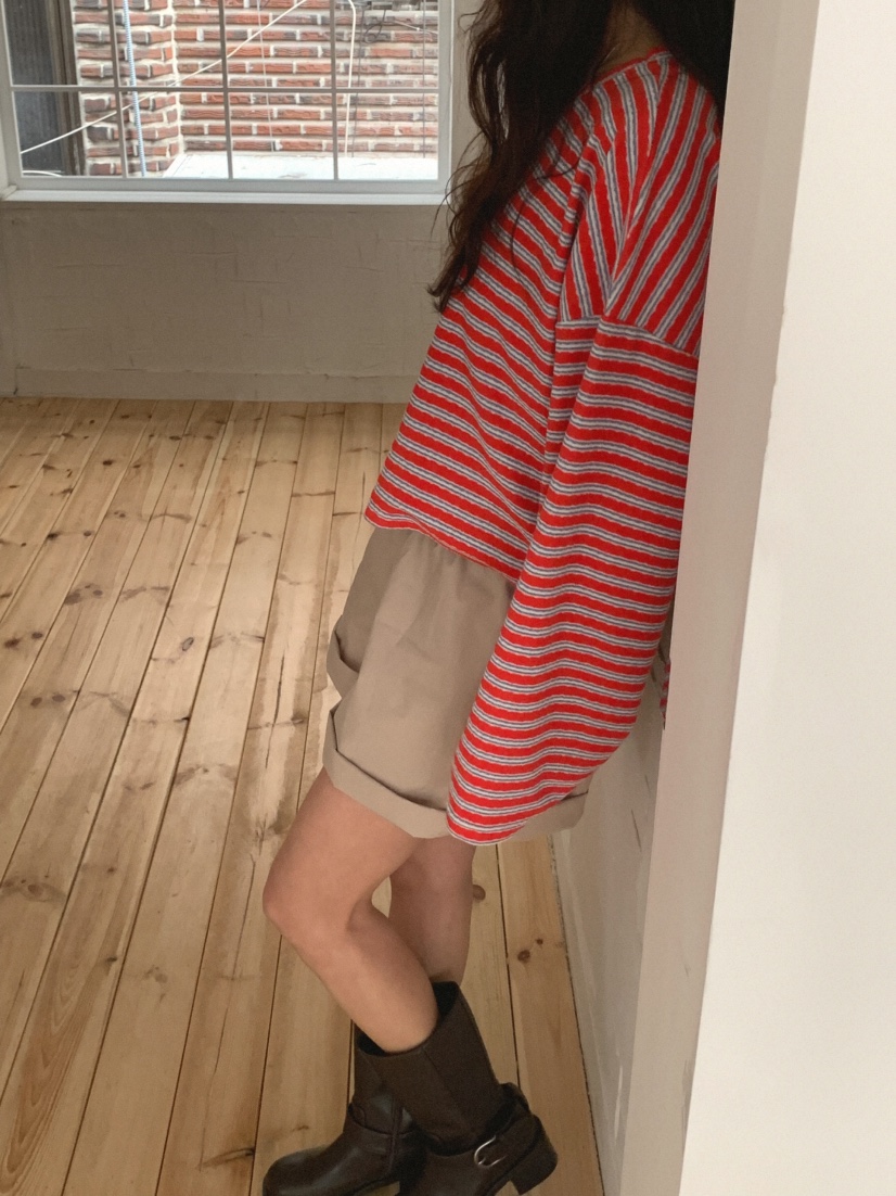 SLAT直郵韓國代購㊣女裝新款人氣時尚25春夏推薦熱賣長袖T恤SLAT長袖T恤