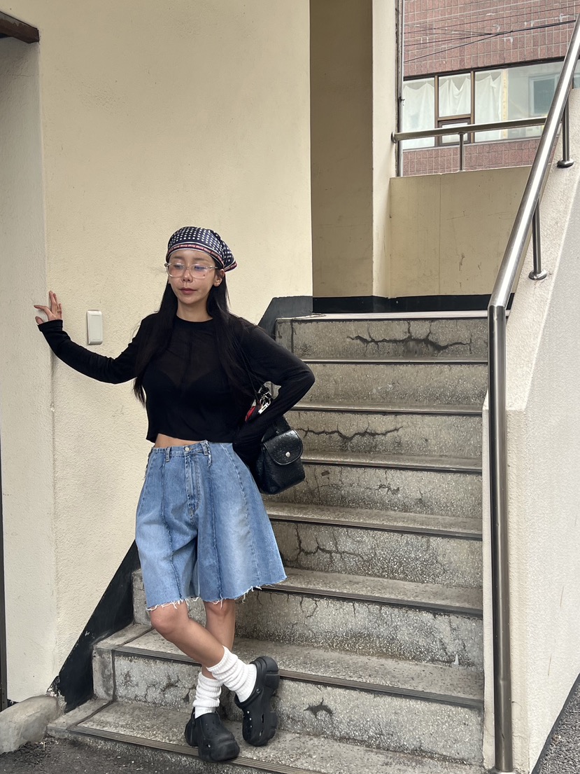 SUNDER MARKET韓國直郵㊣東大門實拍女裝新品推薦人氣短褲SUNDER MARKET短褲