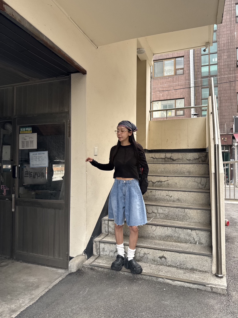 SUNDER MARKET韓國直郵㊣東大門實拍女裝新品推薦人氣短褲SUNDER MARKET短褲