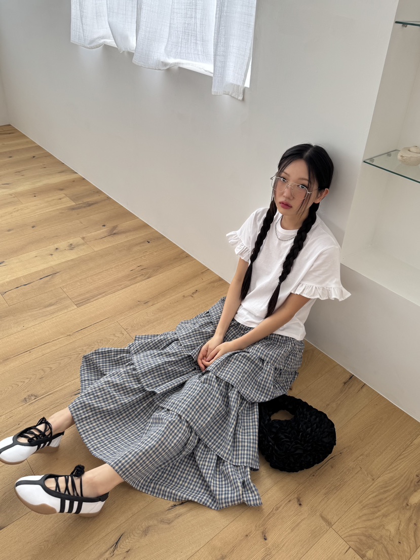 SUNDER MARKET韓國直郵㊣東大門實拍女裝新款休閑熱賣長裙SUNDER MARKET長裙