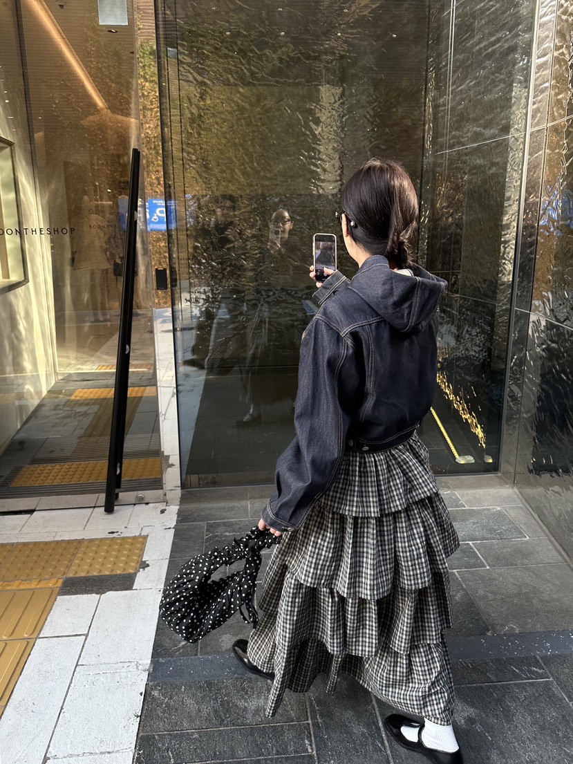 SUNDER MARKET韓國直郵㊣東大門實拍女裝新款休閑熱賣長裙SUNDER MARKET長裙