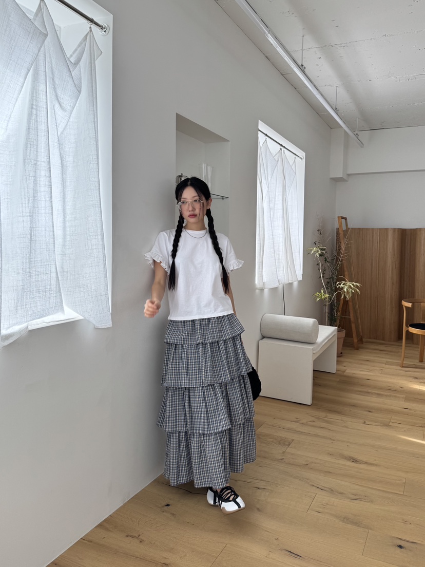 SUNDER MARKET韓國直郵㊣東大門實拍女裝新款休閑熱賣長裙SUNDER MARKET長裙