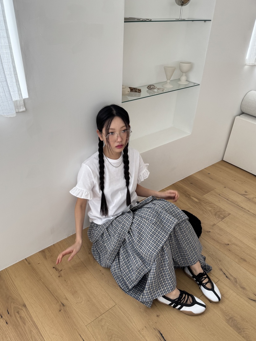 SUNDER MARKET韓國直郵㊣東大門實拍女裝新款休閑熱賣長裙SUNDER MARKET長裙