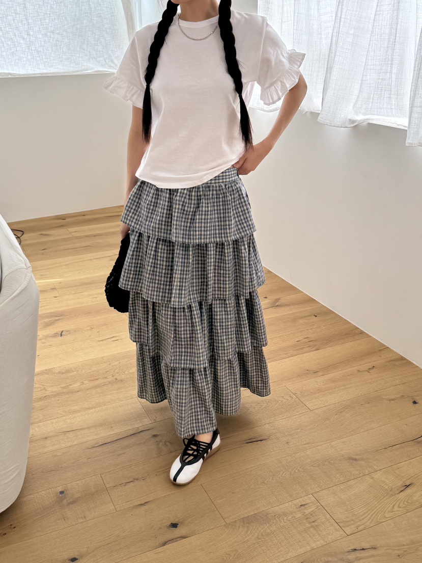 SUNDER MARKET韓國直郵㊣東大門實拍女裝新款休閑熱賣長裙SUNDER MARKET長裙
