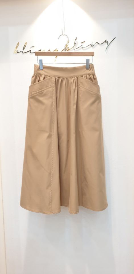 BLING BLING-S韓國直郵㊣東大門實拍女裝新款人氣半身裙中短裙口袋BLING BLING-S半身裙/中短裙圖色1