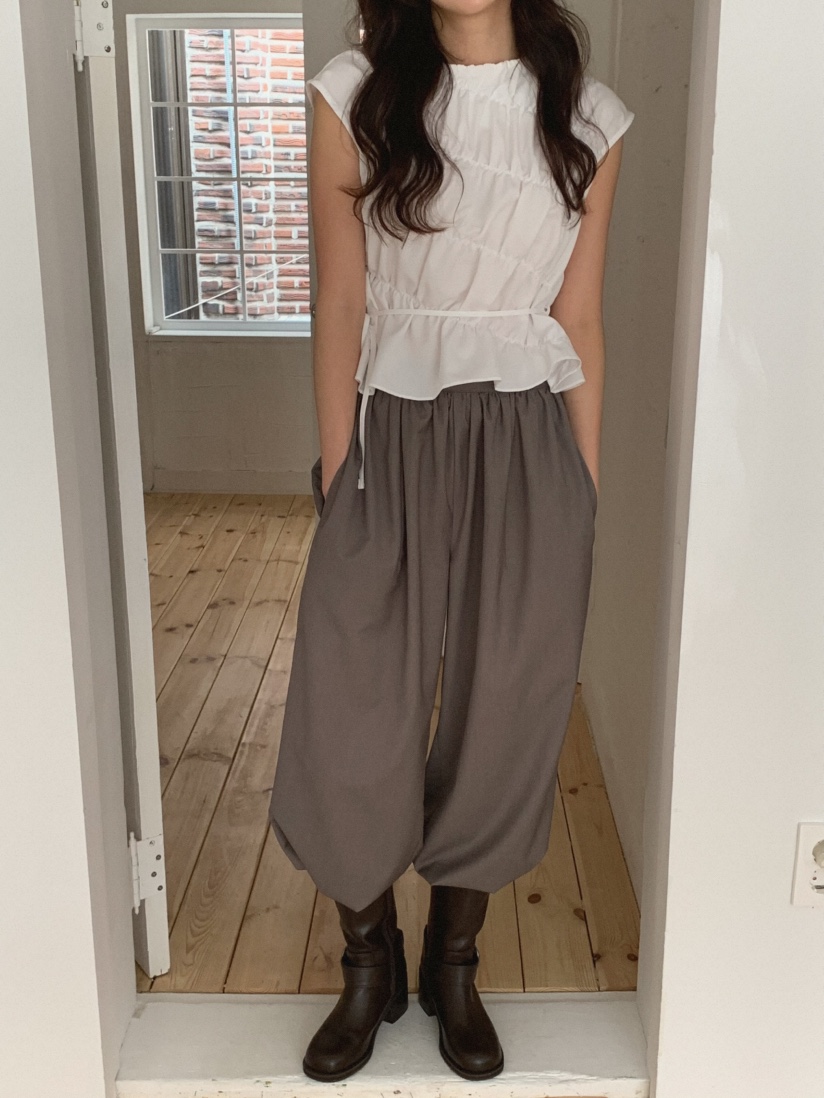 SLAT直郵韓國代購㊣女裝新品人氣推薦休閑熱賣時尚25春夏休閑褲SLAT休閑褲
