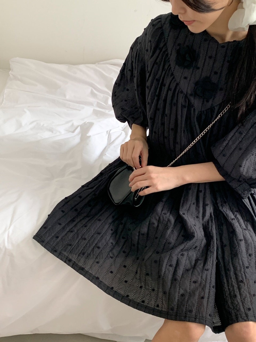 MAISONDEGLORY直郵韓國代購㊣女裝新品推薦休閑時尚連衣裙絨MAISON DE GLORY連衣裙