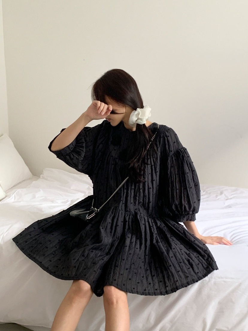 MAISONDEGLORY直郵韓國代購㊣女裝新品推薦休閑時尚連衣裙絨MAISON DE GLORY連衣裙