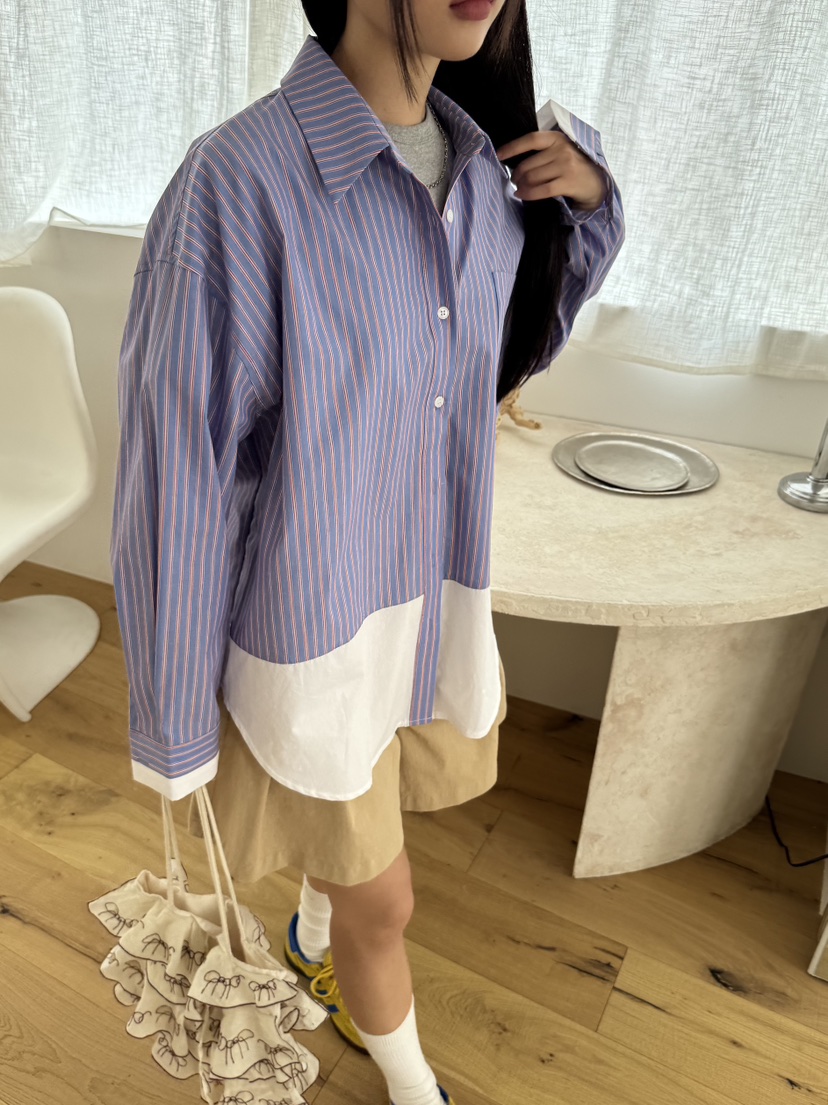 SUNDER MARKET韓國直郵㊣東大門實拍女裝新品人氣襯衫蕾絲衫SUNDER MARKET襯衫/蕾絲衫