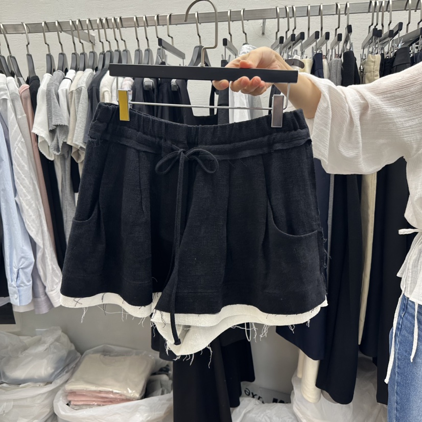 MOANA韓國直郵㊣女裝新品休閑推薦人氣時尚熱賣25春夏短褲MOANA短褲圖色2