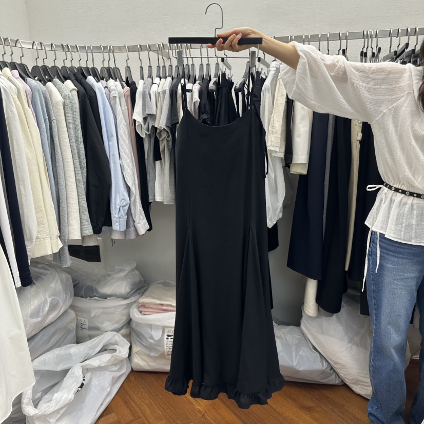 MOANA韓國㊣直郵東大門代購女裝新品時尚推薦熱賣連衣裙荷葉邊MOANA連衣裙圖色3