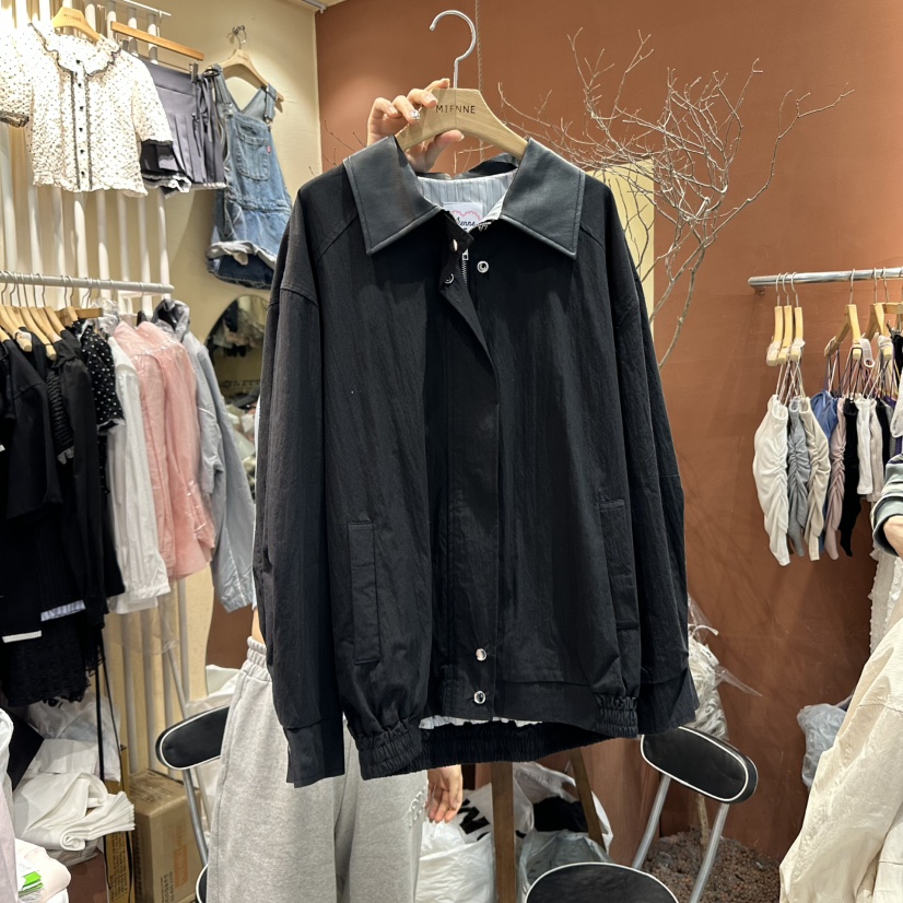 MIENNE韓國㊣直郵東大門代購女裝新品休閑推薦時尚夾克棉質MIENNE夾克圖色2