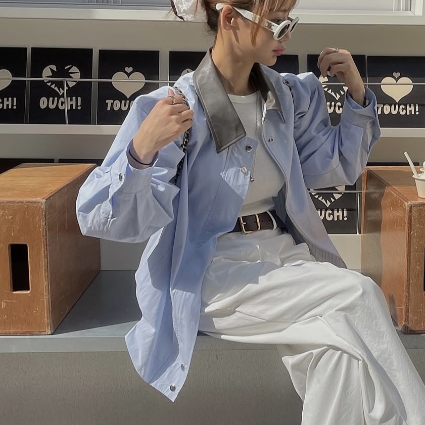 MIENNE韓國㊣直郵東大門代購女裝新品休閑推薦時尚夾克棉質MIENNE夾克圖色3