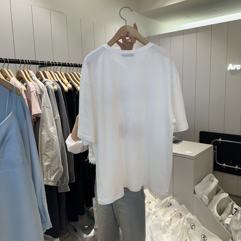 ARC韓國㊣直郵東大門代購女裝新品25春夏推薦休閑人氣熱賣T恤ARC EN CIELT恤