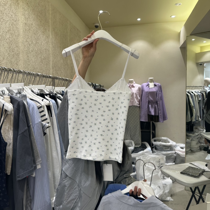 REFLAT直郵韓國代購㊣女裝新品人氣推薦25春夏時尚吊帶背心REFLAT吊帶/背心