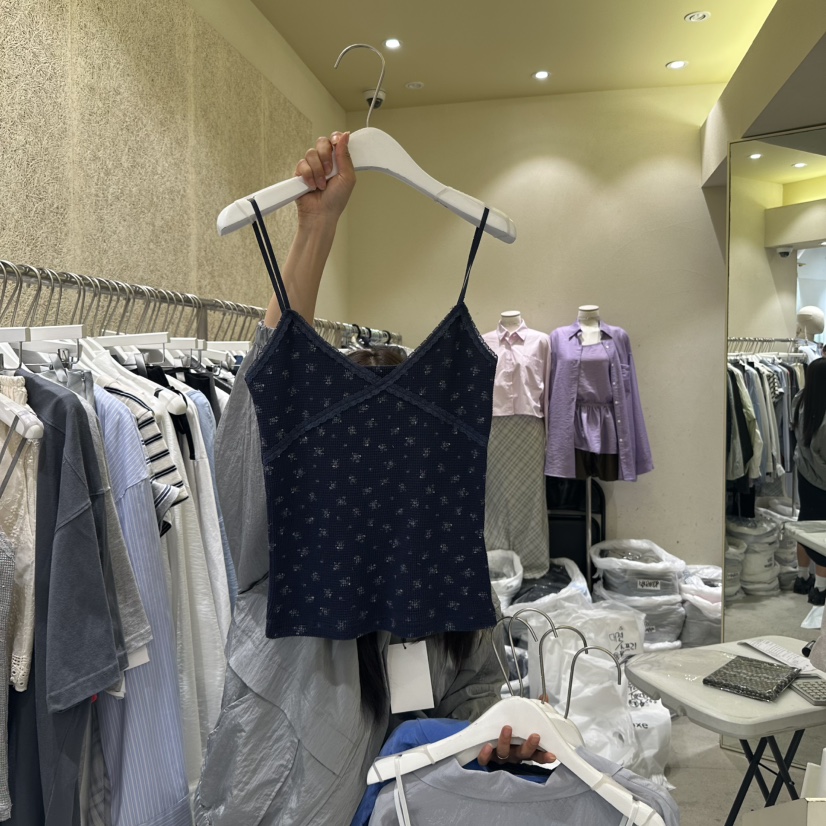 REFLAT直郵韓國代購㊣女裝新品人氣推薦25春夏時尚吊帶背心REFLAT吊帶/背心圖色2