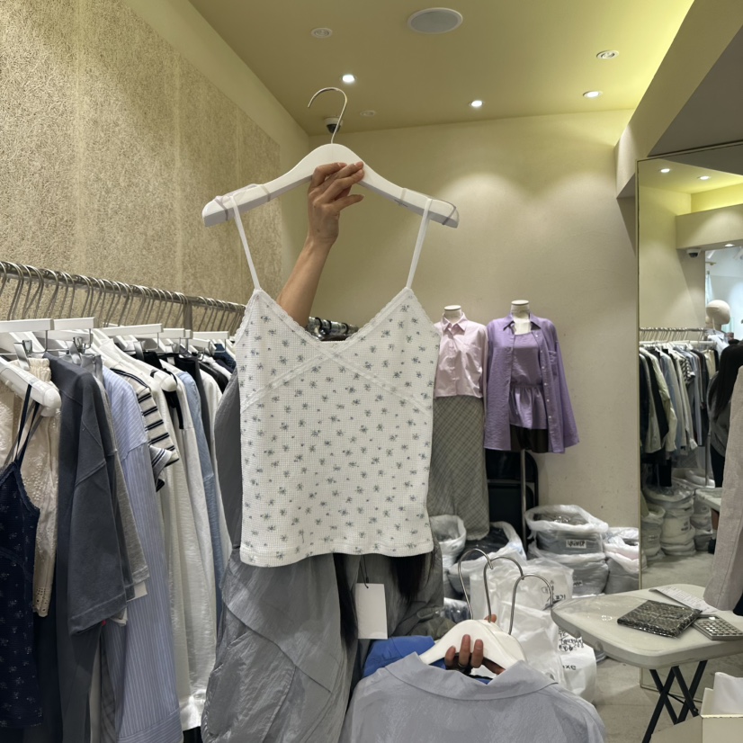 REFLAT直郵韓國代購㊣女裝新品人氣推薦25春夏時尚吊帶背心REFLAT吊帶/背心圖色3
