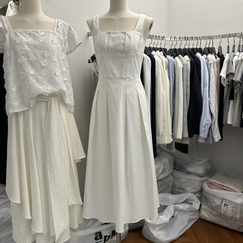 MOANA直郵韓國代購㊣女裝新品熱賣人氣25春夏休閑時尚連衣裙MOANA連衣裙