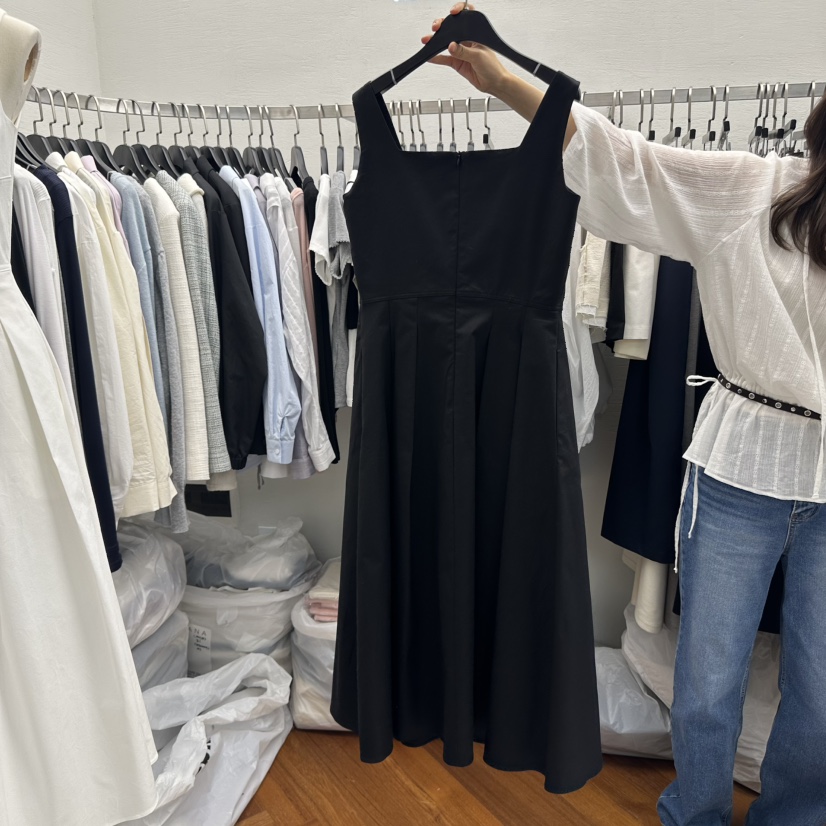 MOANA直郵韓國代購㊣女裝新品熱賣人氣25春夏休閑時尚連衣裙MOANA連衣裙