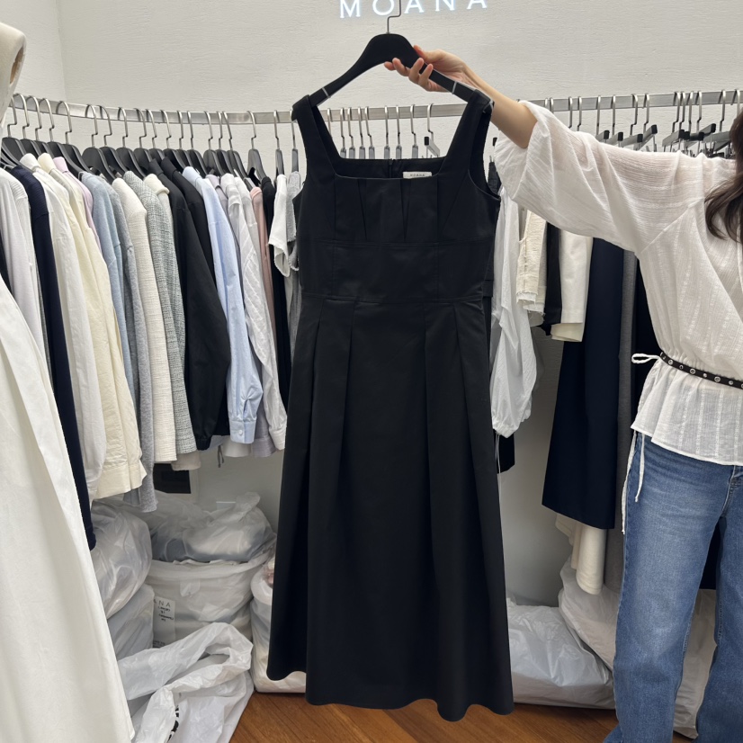 MOANA直郵韓國代購㊣女裝新品熱賣人氣25春夏休閑時尚連衣裙MOANA連衣裙