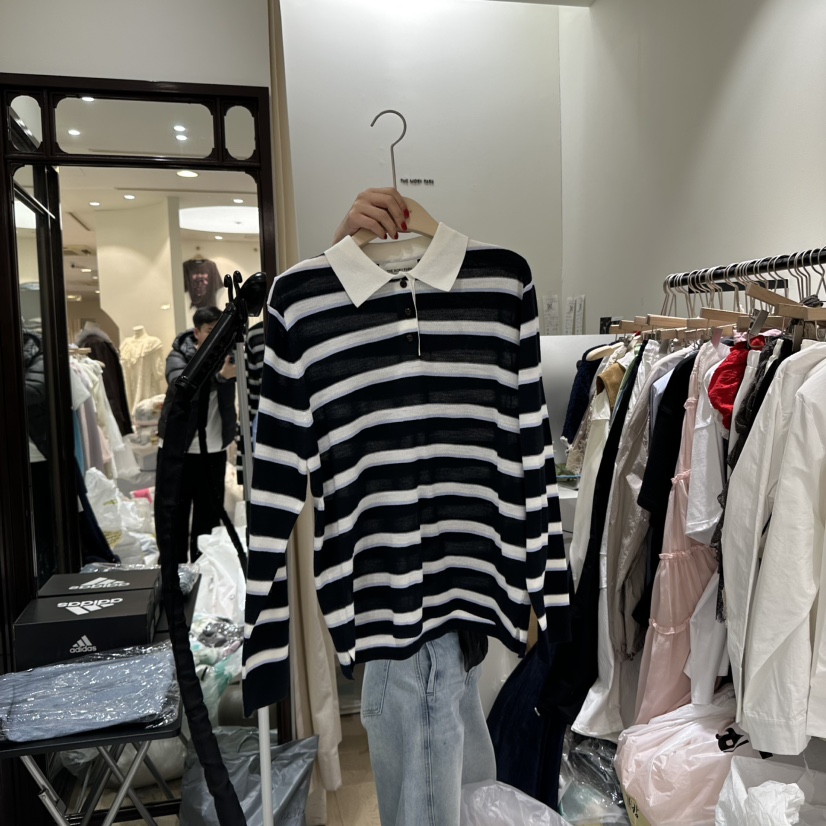 THEMORYPARK韓國直郵㊣東大門實拍女裝新款休閑推薦長袖T恤THE MORY PARK長袖T恤圖色1