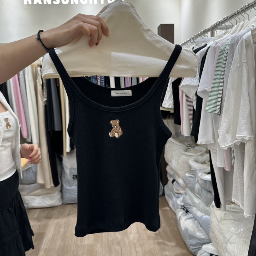 HANSUNGHYUN直郵韓國代購㊣女裝新款人氣推薦25春夏吊帶背心HANSUNGHYUN吊帶/背心圖色3