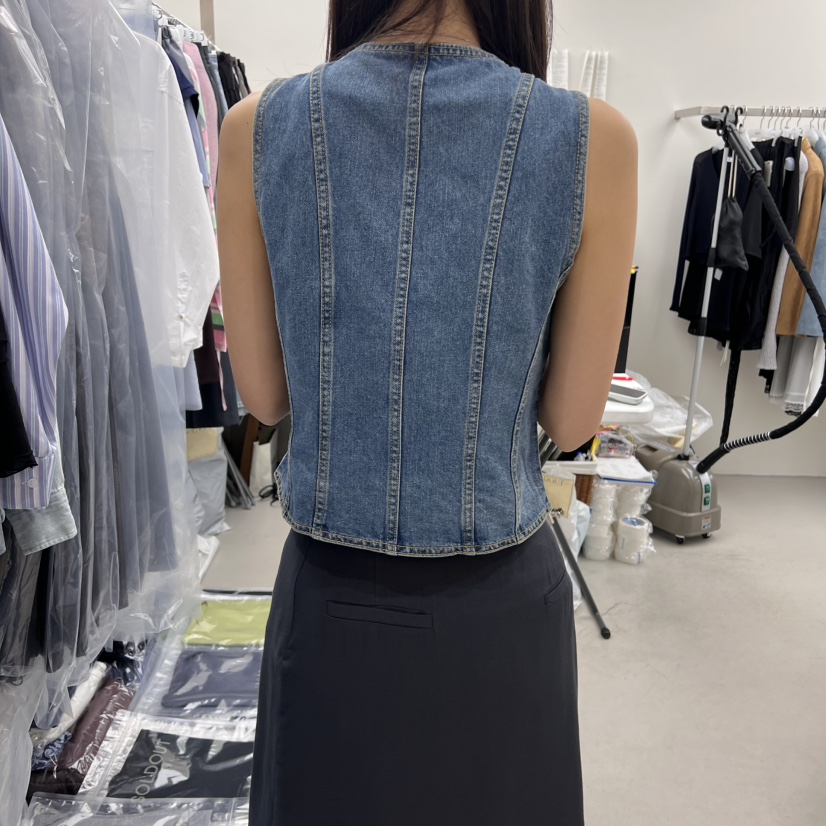 SOLD OUT直郵韓國代購㊣女裝新款休閑人氣時尚熱賣25春夏馬甲SOLD OUT馬甲
