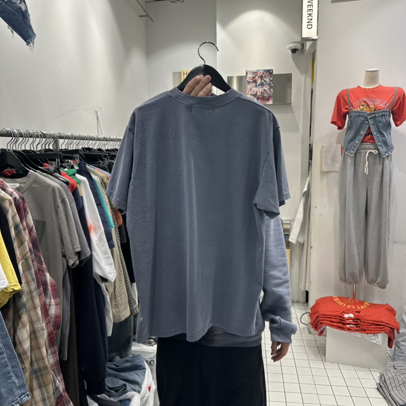 THE WEEKND韓國㊣直郵東大門代購女裝新品25春夏熱賣時尚T恤THE WEEKNDT恤
