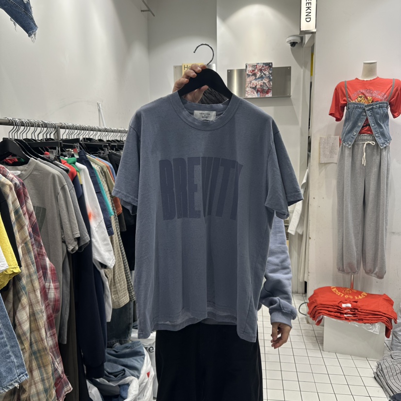 THE WEEKND韓國㊣直郵東大門代購女裝新品25春夏熱賣時尚T恤THE WEEKNDT恤