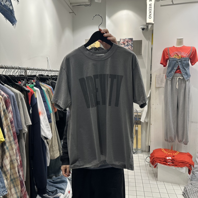THE WEEKND韓國㊣直郵東大門代購女裝新品25春夏熱賣時尚T恤THE WEEKNDT恤圖色3