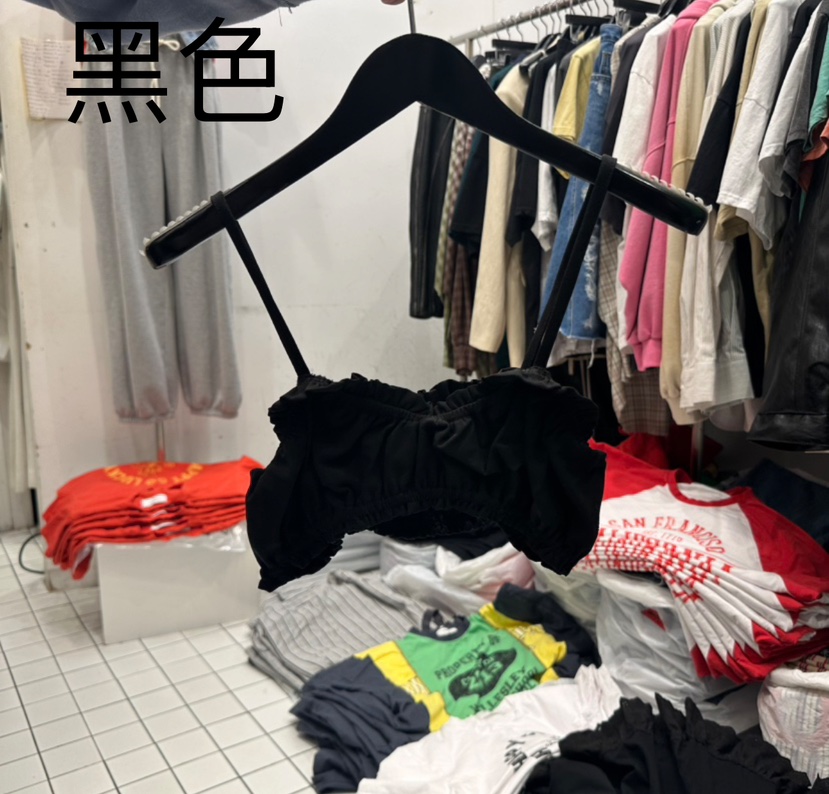 THE WEEKND直郵韓國代購㊣女裝新款人氣時尚25春夏吊帶背心THE WEEKND吊帶/背心圖色2