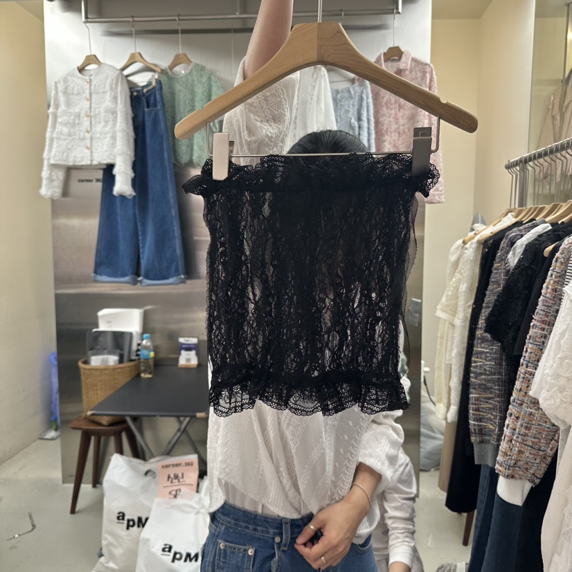 CORNER韓國直郵㊣東大門實拍女裝新品人氣吊帶背心蕾絲緊身CORNER.302吊帶/背心