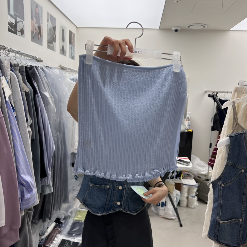 SOLD OUT直郵韓國代購㊣女裝新品熱賣推薦人氣25春夏時尚短裙SOLD OUT短裙圖色1