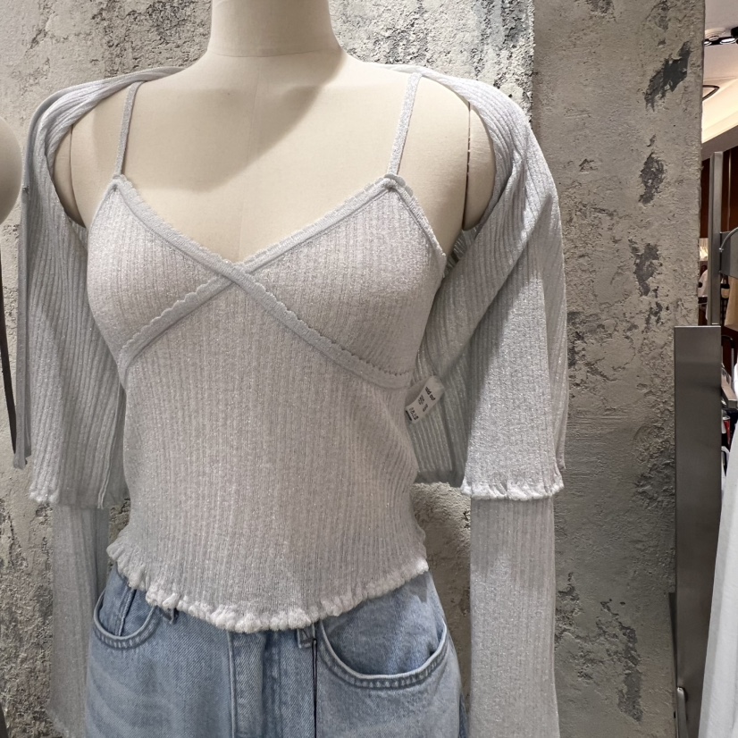 SOLD OUT韓國㊣直郵東大門代購女裝新品時尚熱賣推薦吊帶背心SOLD OUT吊帶/背心圖色1