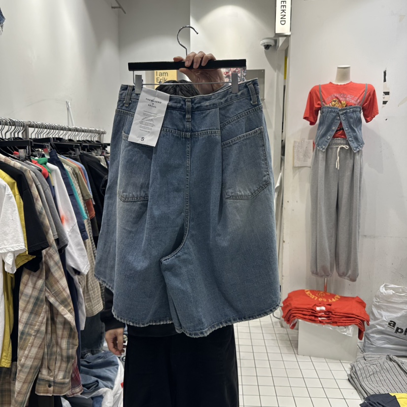 THE WEEKND韓國直郵㊣東大門實拍女裝新款休閑人氣推薦短褲THE WEEKND短褲