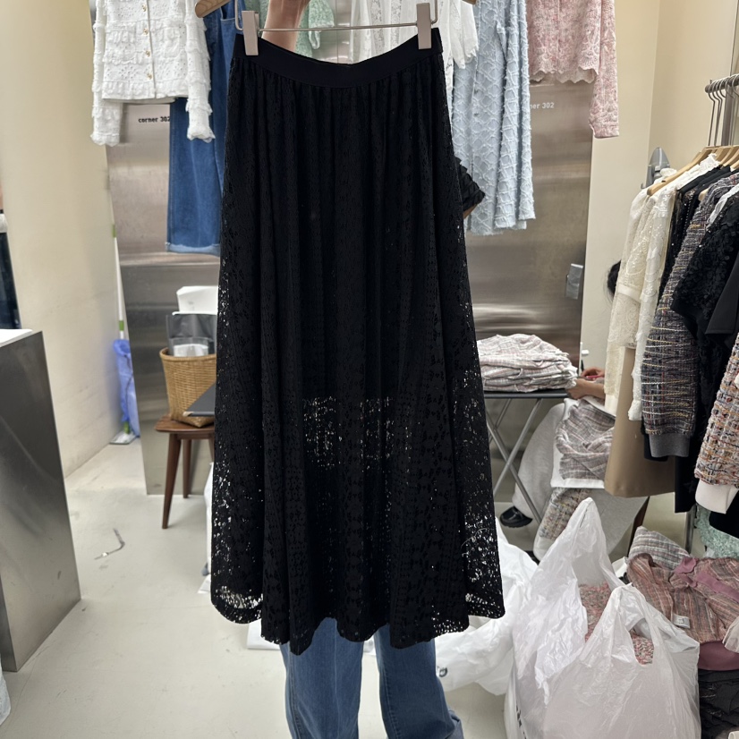 CORNER韓國㊣直郵東大門代購女裝新款熱賣休閑人氣25春夏長裙CORNER.302長裙圖色2