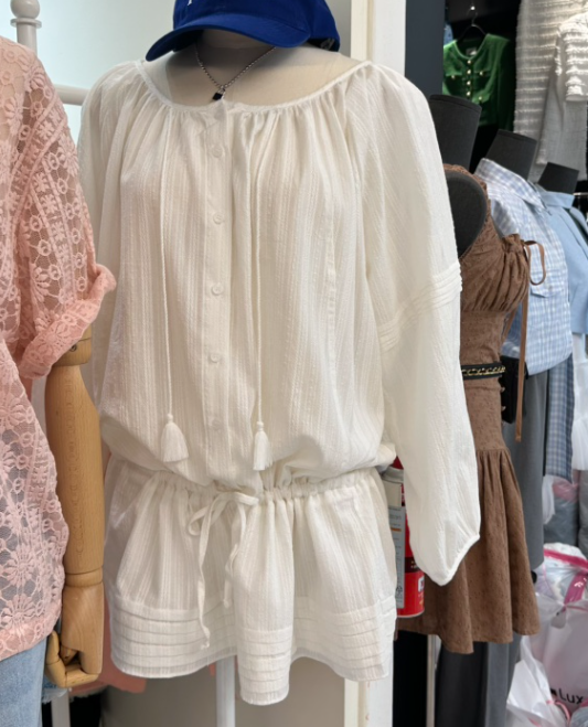 EGG IS韓國直郵㊣東大門實拍女裝新品人氣推薦熱賣襯衫蕾絲衫EGG IS襯衫/蕾絲衫圖色2