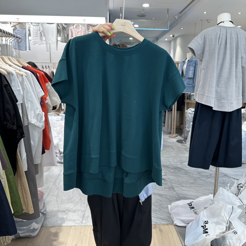 REVE-L韓國直郵㊣女裝新款休閑熱賣推薦人氣25春夏時尚T恤REVE-LT恤圖色3