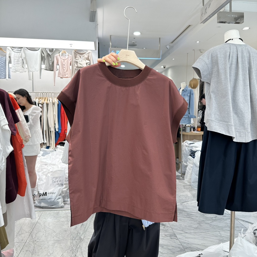 REVE-L韓國直郵㊣女裝新款時尚人氣25春夏推薦熱賣休閑T恤REVE-LT恤圖色3