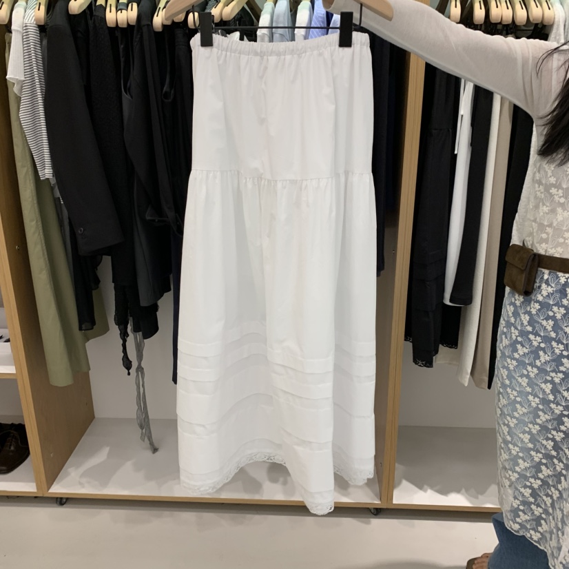 ALOT韓國直郵㊣女裝新品25春夏推薦休閑時尚半身裙中短裙海軍A LOT半身裙/中短裙