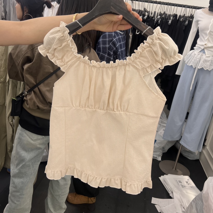 VIRKIN韓國直郵㊣東大門實拍女裝新品人氣休閑熱賣吊帶背心VIRKIN吊帶/背心